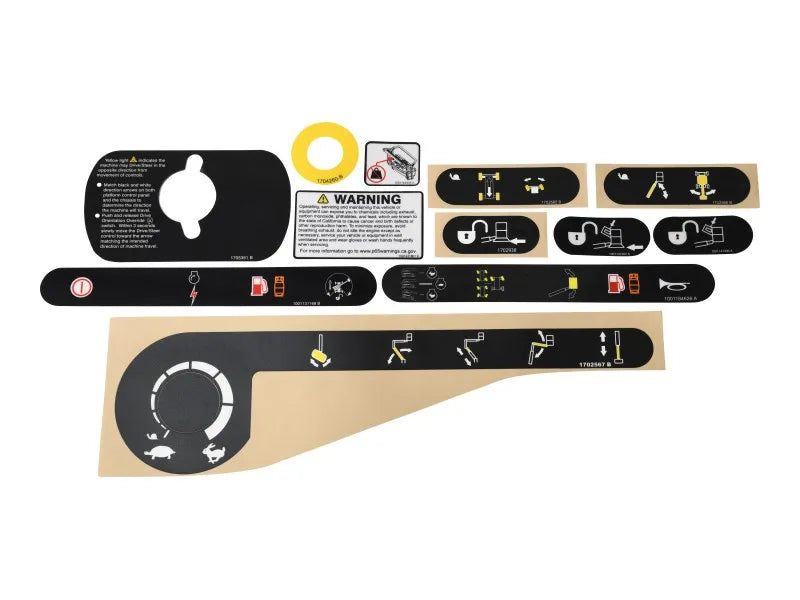 JLG Part # 1001272088 -  Console Box Decal