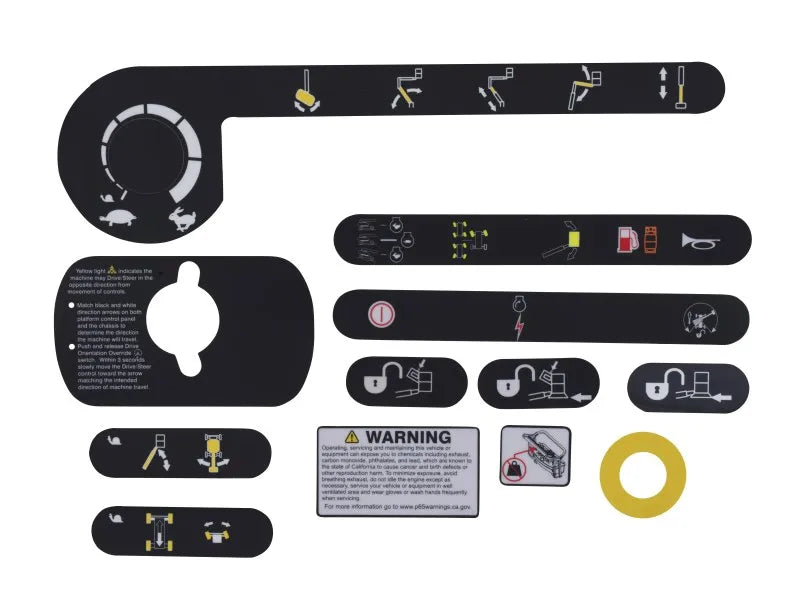 JLG Part # 1001272089 -  Console Box Decal