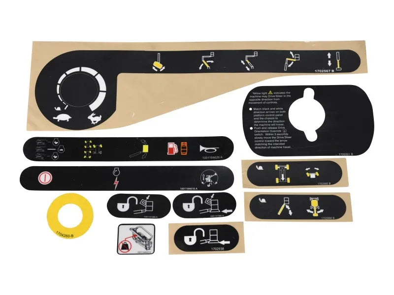 JLG Part # 1001273073 -  Console Box Decal