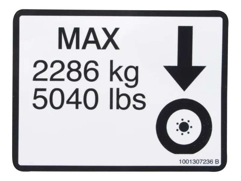 JLG Part # 1001307236 – Tire Load