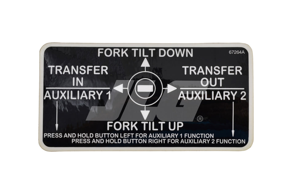 JLG Part # 10167264 -  Decal, Transfer/Carriage Tilt
