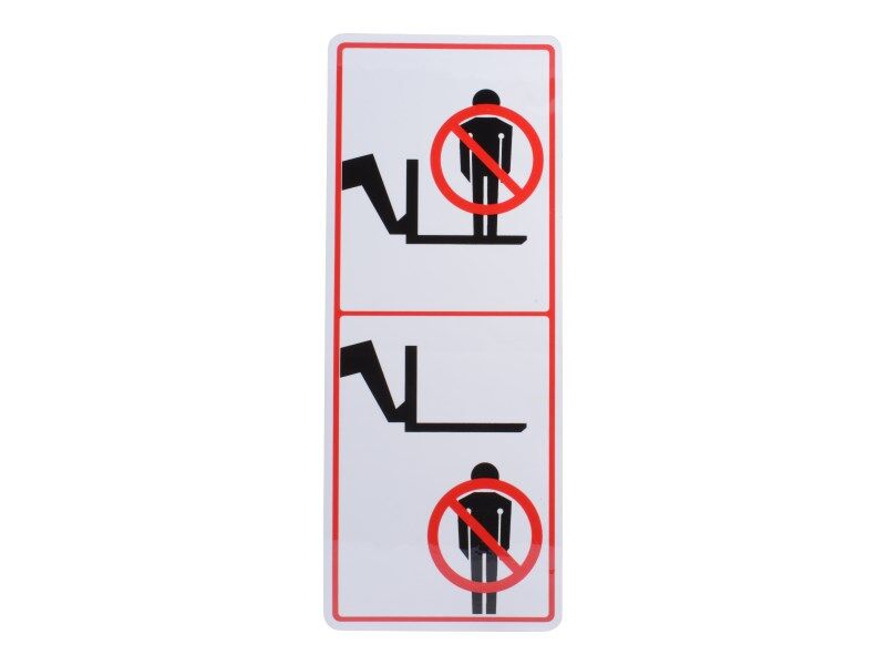 JLG Part # 10224752 – Decal, Carriage Safety