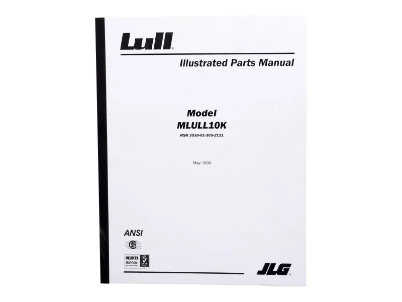 JLG Part # 10709967 -  Master Parts Book