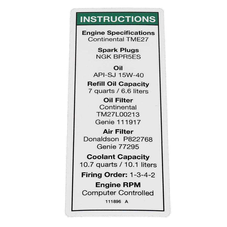 OEM Genie 111896GT product image 1