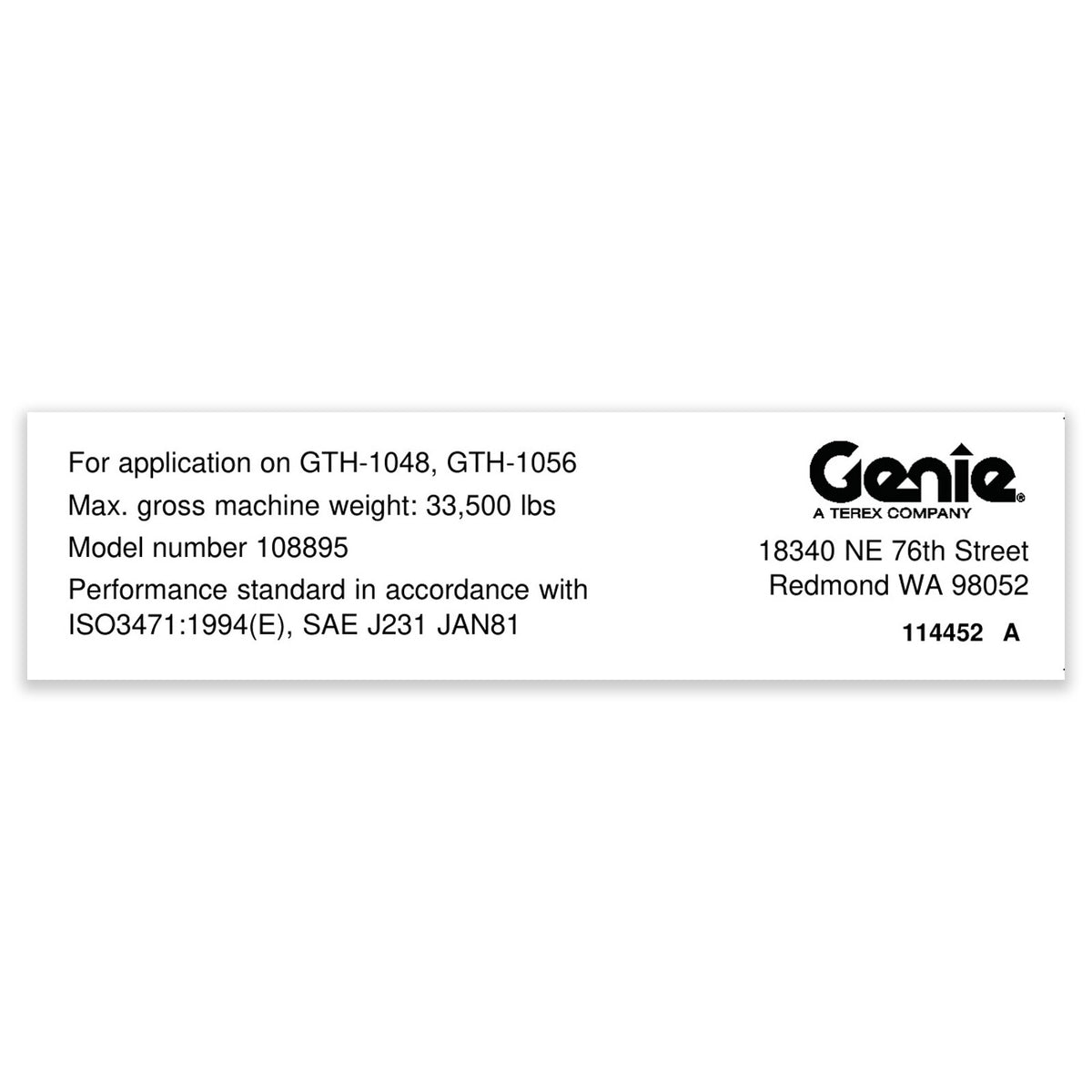 OEM Genie 114452GT product image 2