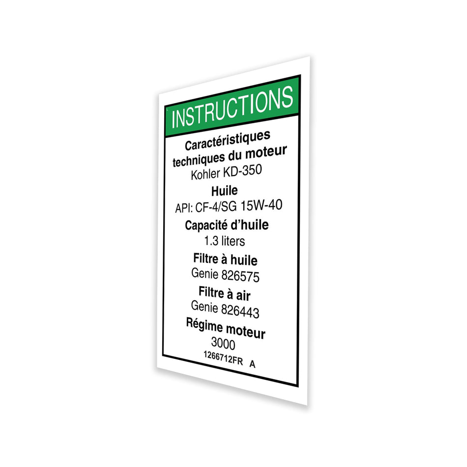 OEM Genie 1266712FRGT product image 1