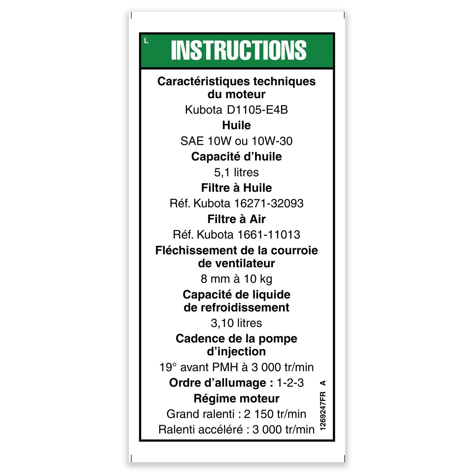OEM Genie 1269247FRGT product image 2