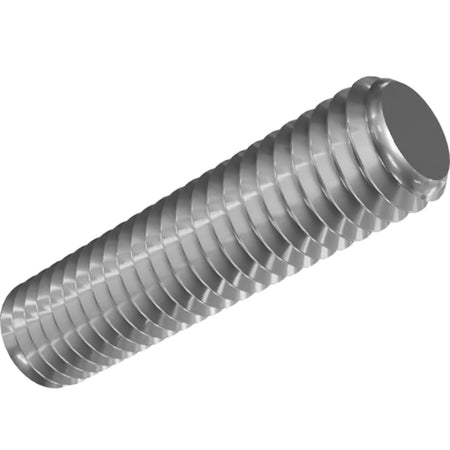 Genie 1285137GT FULLY THREADED STUD, M6 - 1.0 x 25, ZINC PLATED