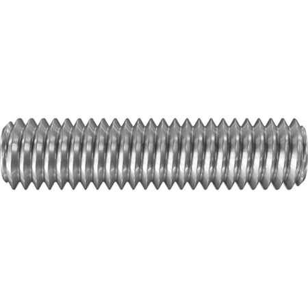Genie 1285137GT FULLY THREADED STUD, M6 - 1.0 x 25, ZINC PLATED