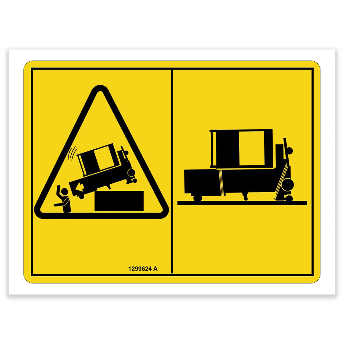 Genie 1299624GT Load Shift Hazard Decal | Reliable Equipment Parts
