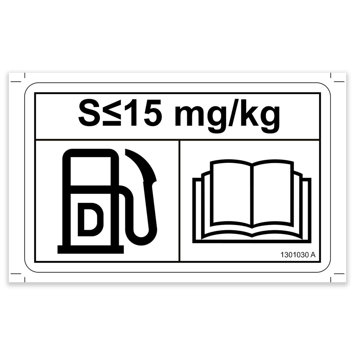 Genie 1301030GT Decal, Label, Ulsd Diesel Fuel | Reliable Equipment Parts