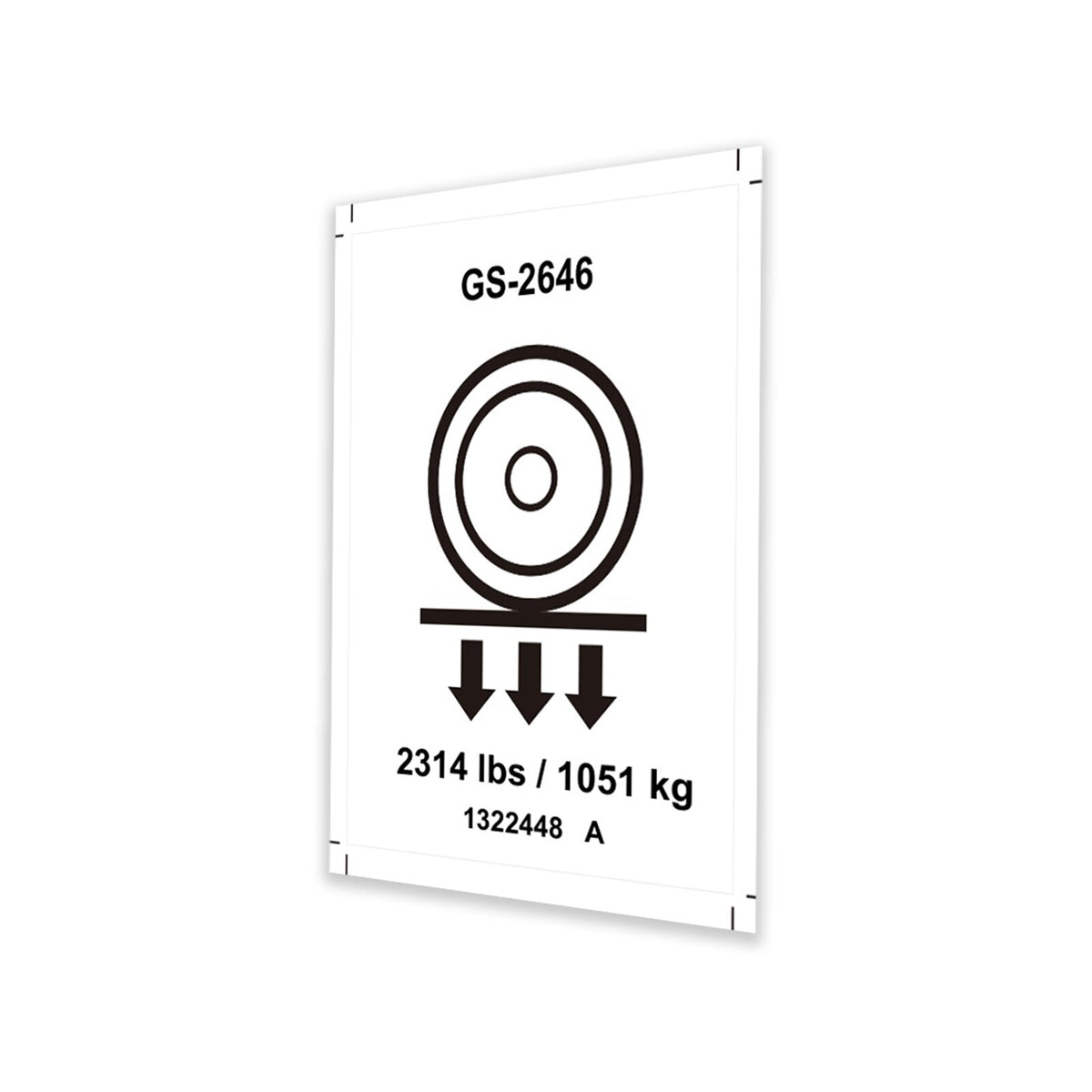 Genie 1322448GT Decal, Label, Wheel Load | Reliable Equipment Parts