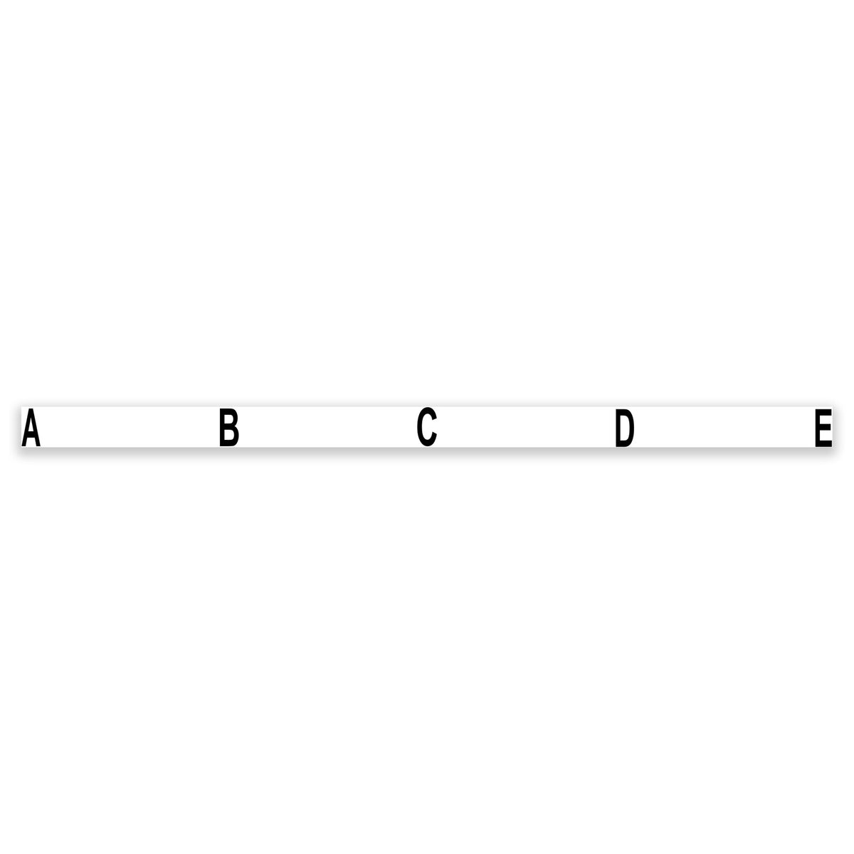 Genie 1331840GT DECAL, A-E, GTH 1044/1244, WHITE