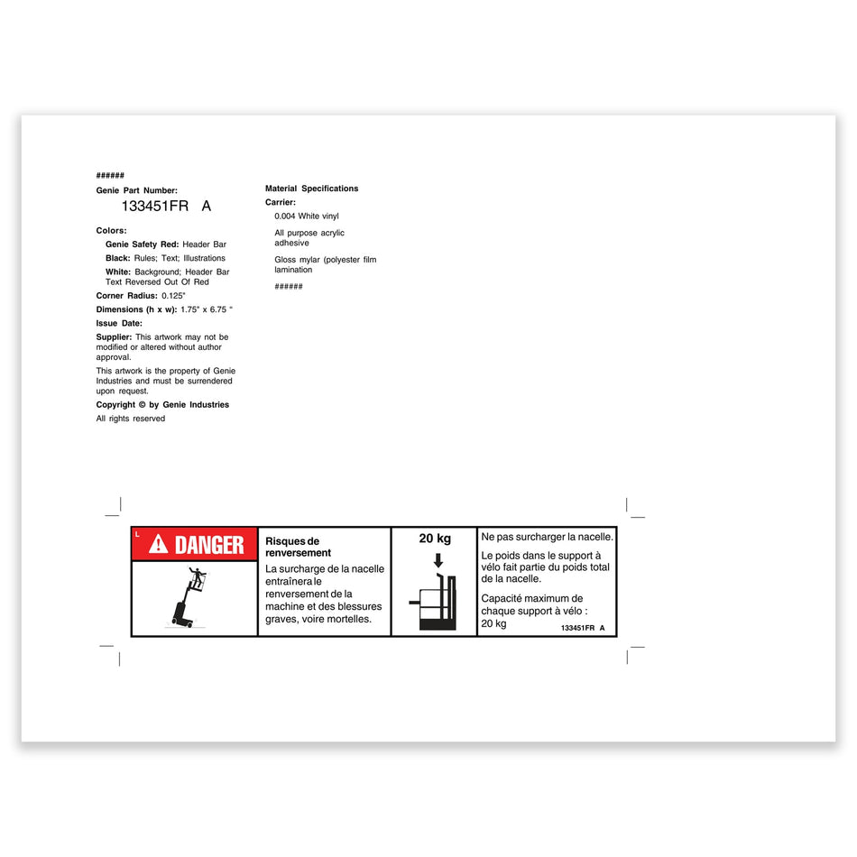 OEM Genie 133451FRGT product image 1
