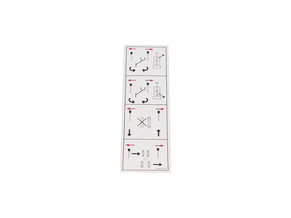 JLG Part # 1646410012 – Sticker