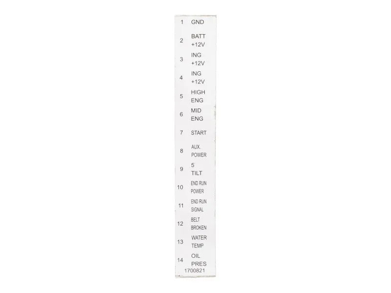 JLG Part # 1700821 – Term Strip