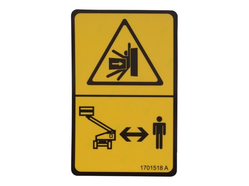 JLG Part # 1701518 – Decal