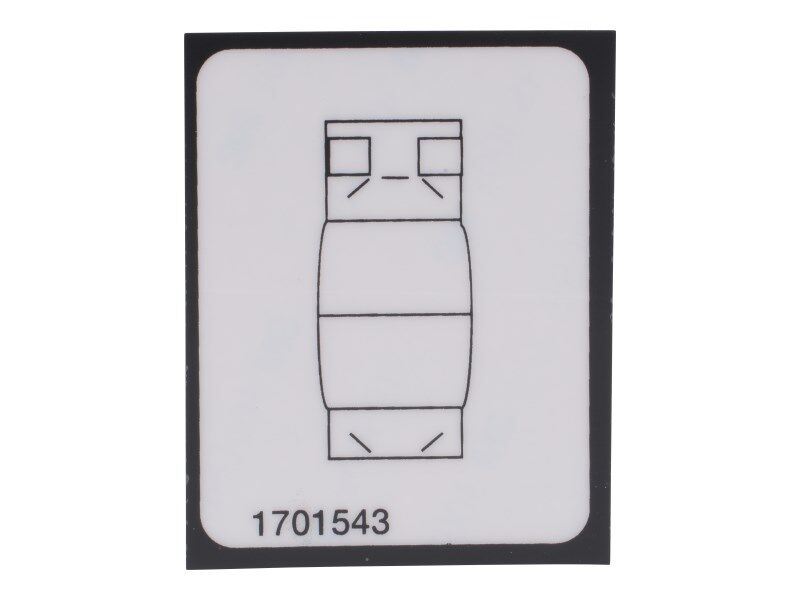 JLG Part # 1701543 – Decal,lp Gs(ce/a/b)(70h,j/a/c)