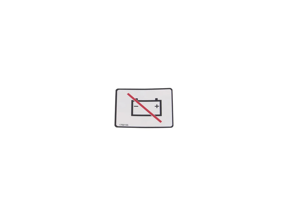 JLG Part # 1702155 – Decal, Battery Disconnect