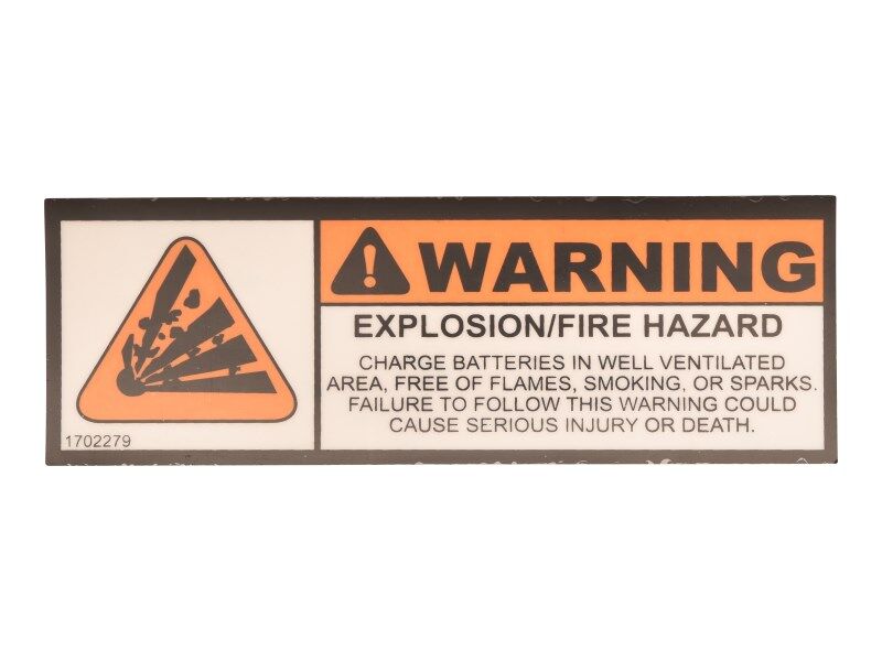 JLG Part # 1702279 – Decal