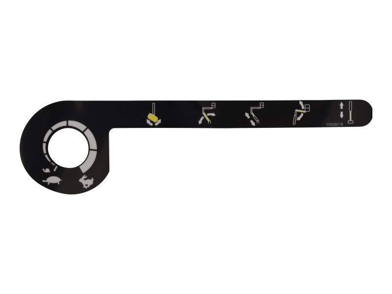 JLG Part # 1702567 – Function Speed Decal