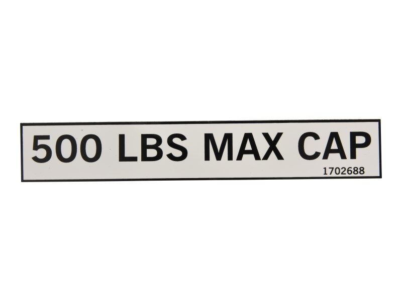 JLG Part # 1702688 – Decal