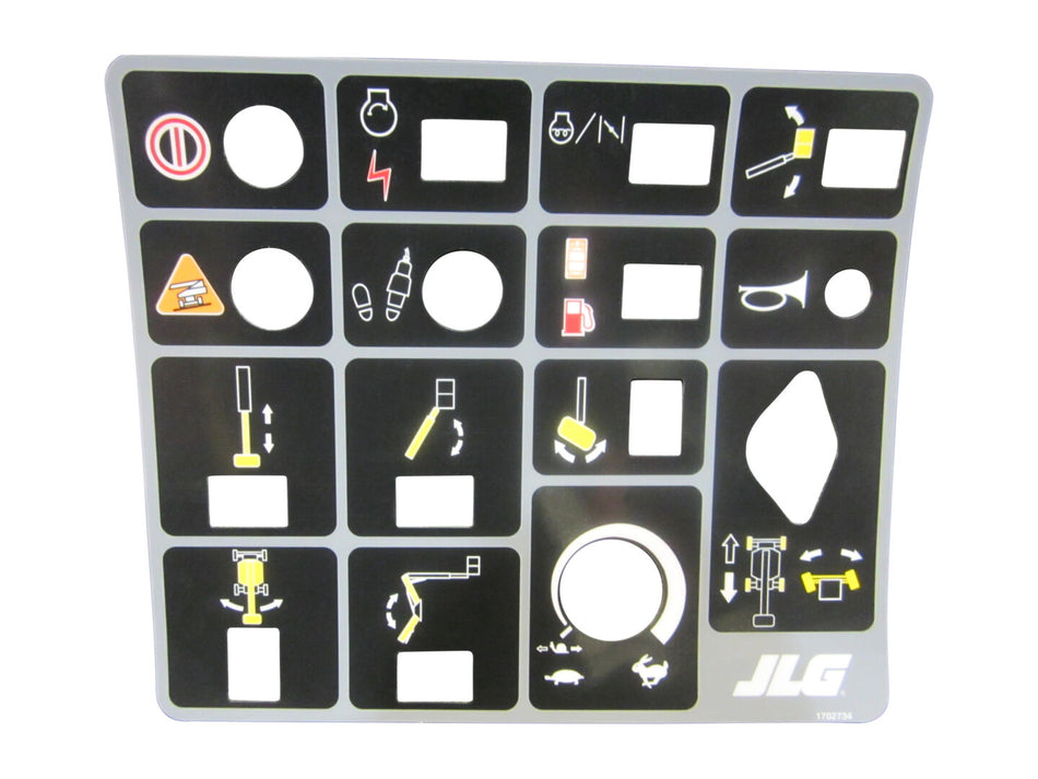JLG Part # 1702734 -  Decal, Console Lid
