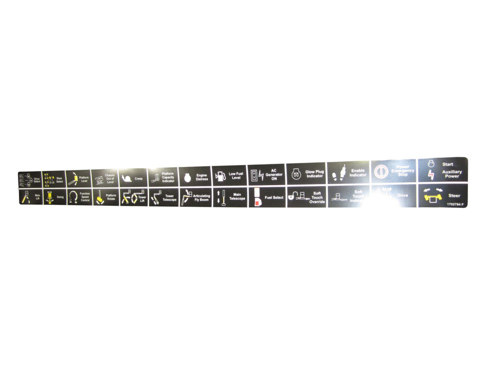 JLG Part # 1702784 – Decal, Legend