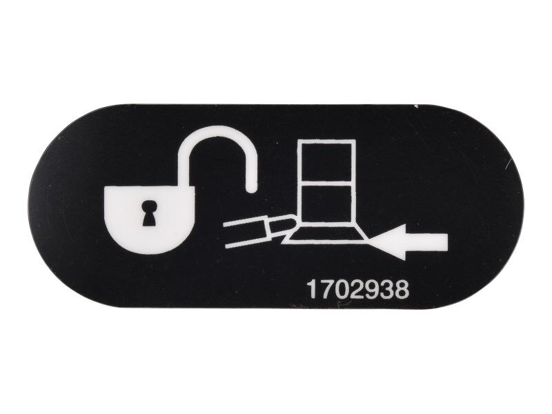 JLG Part # 1702938 – Decal