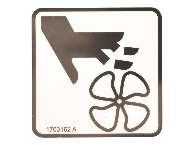 JLG Part # 1703162 – Decal, Fan Blade