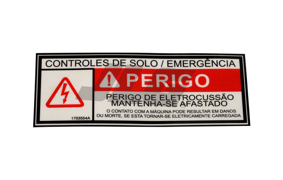 JLG Part # 1703554 -  Decal