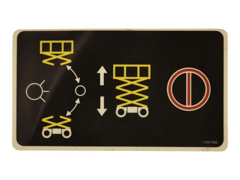 JLG Part # 1703706 – Decal