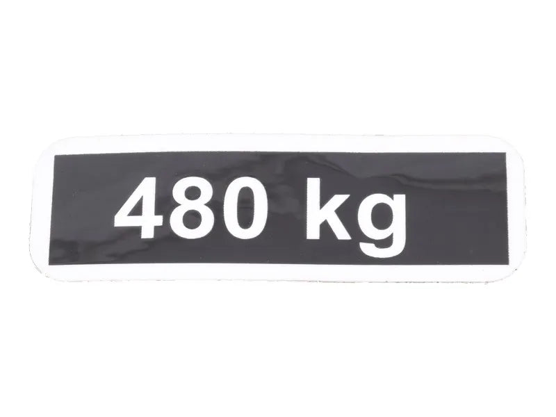 JLG Part # 1703766 – Decal, Max Tire Load