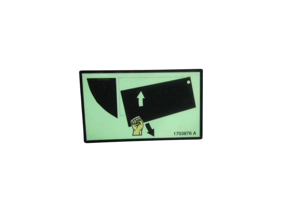 JLG Part # 1703876 – Decal