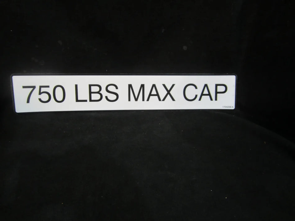 JLG Part # 1704238 -  Decal
