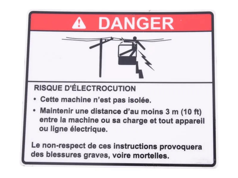 JLG Part # 1704795 – Decal