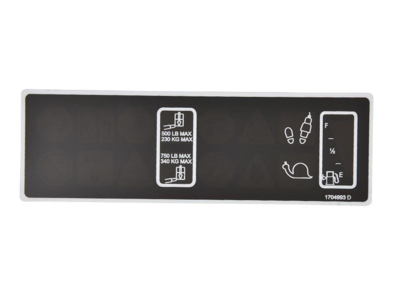 JLG Part # 1704993 – Decal