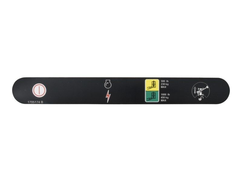 JLG Part # 1705174 – Decal