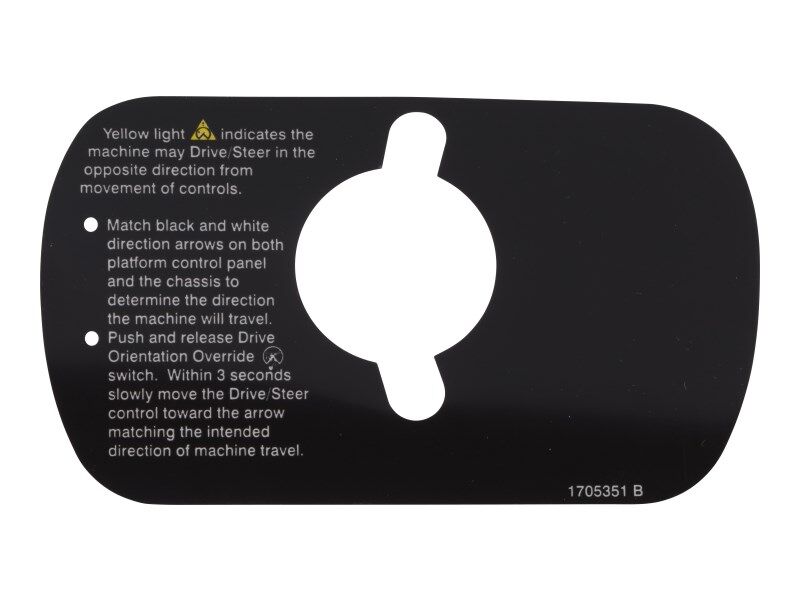 JLG Part # 1705351 – Decal