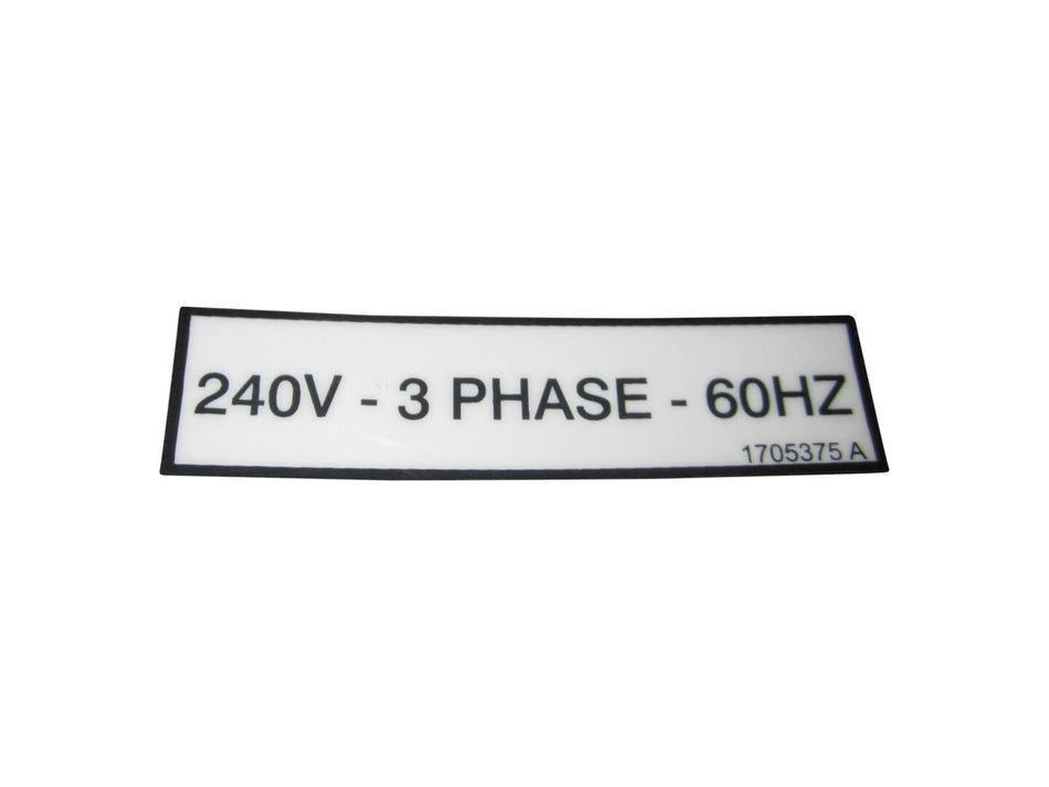 JLG Part # 1705375 – Decal