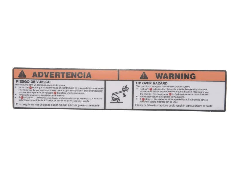 JLG Part # 1705909 – Decal