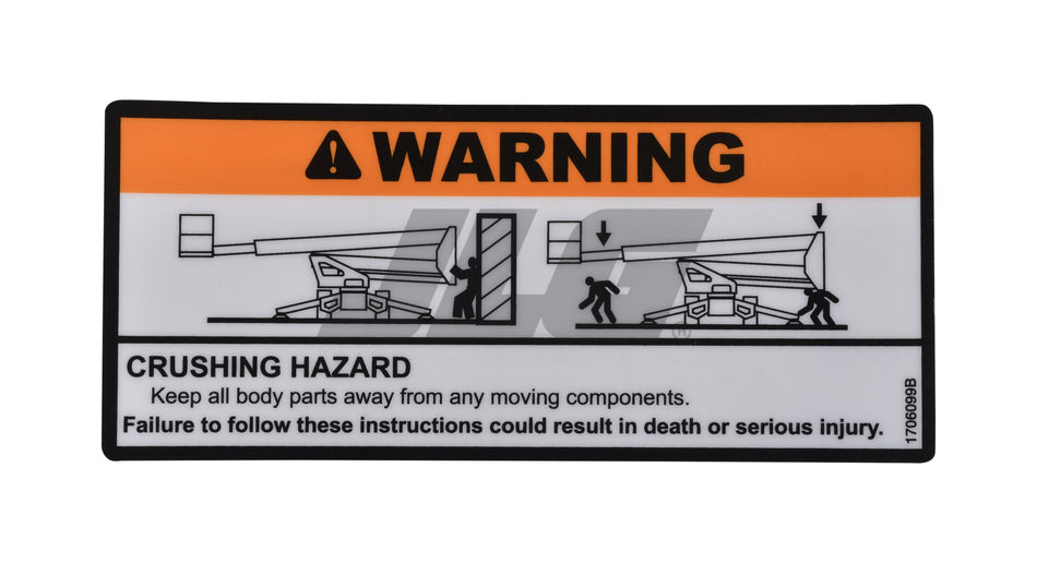 JLG Part # 1706099 – Decal
