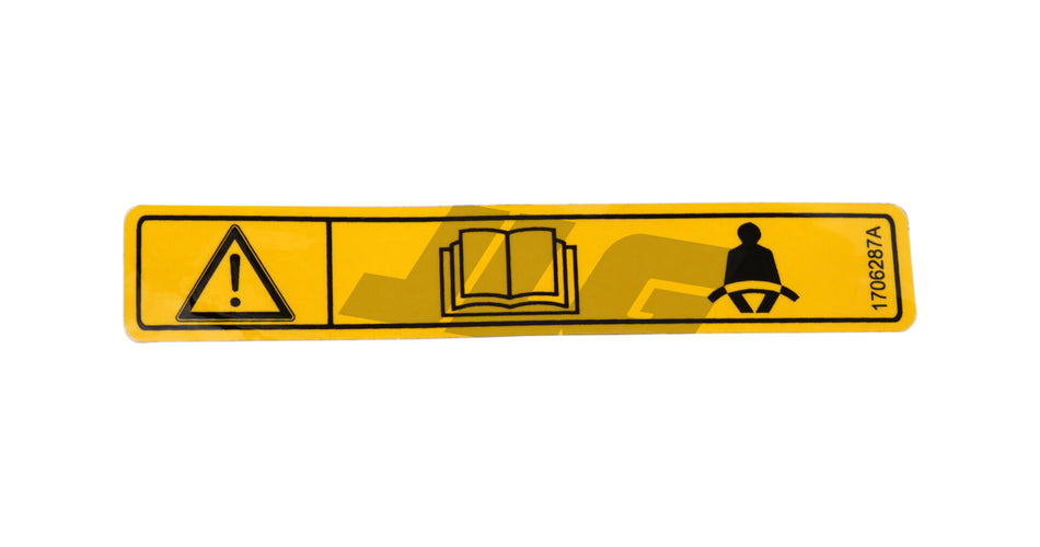 JLG Part # 1706287 – Decal