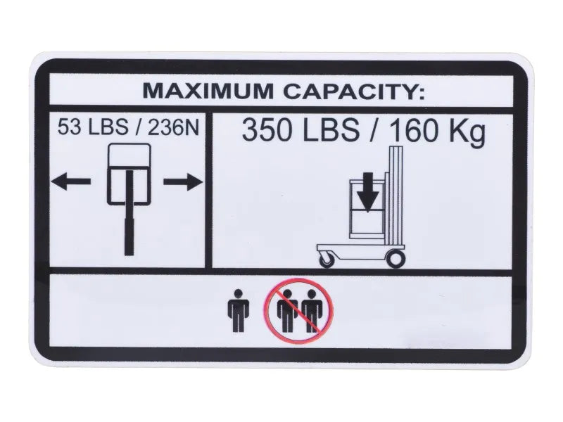 JLG Part # 1706346 -  Decal