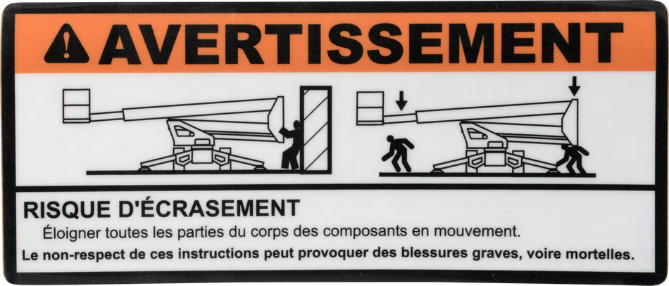 JLG Part # 1706517 -  Decal | Fits JLG ET350 / T350