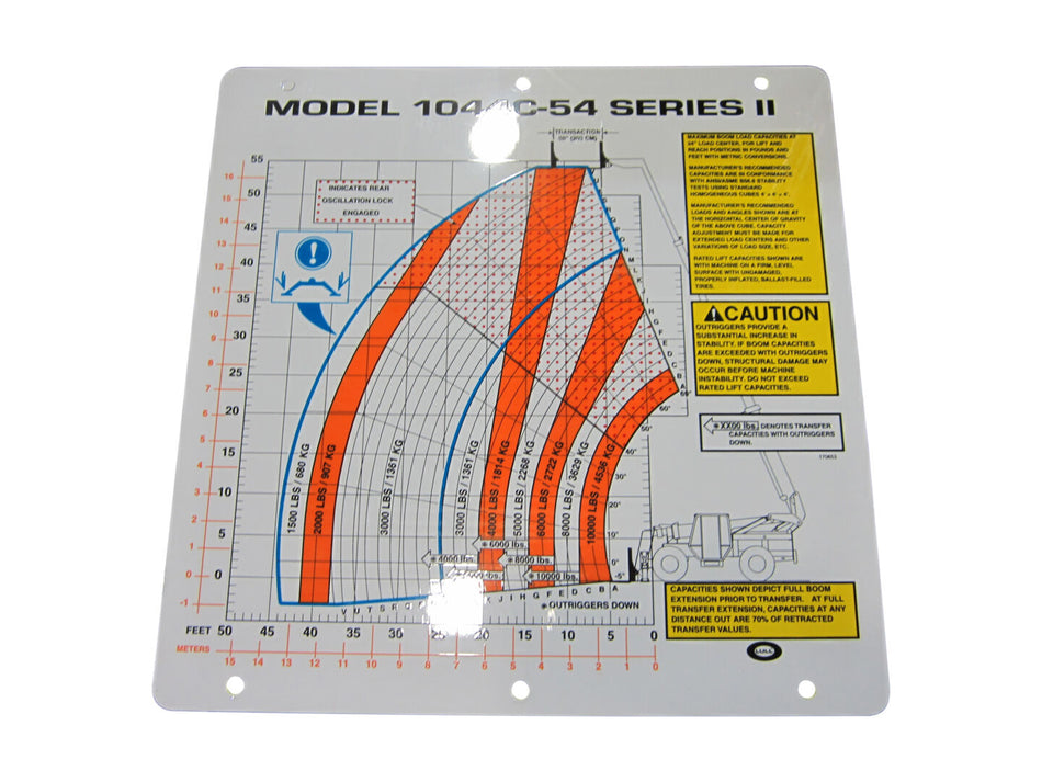 JLG Part # 1706568 -  Flp Card 1044C Sii Winch