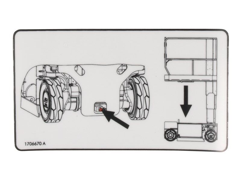 JLG Part # 1706670 – Decal