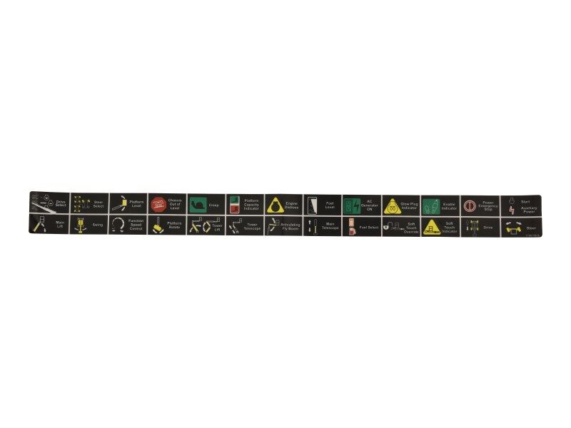 JLG Part # 1706708 – Decal, Legend (plf)