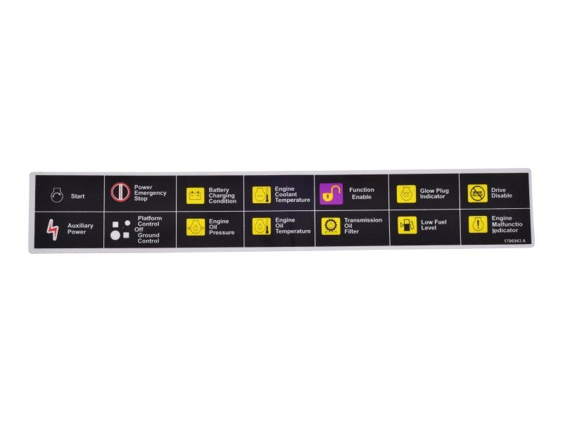 JLG Part # 1706943 -  Decallegend Mtb