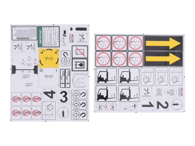 JLG Part # 17633600 -  Decals